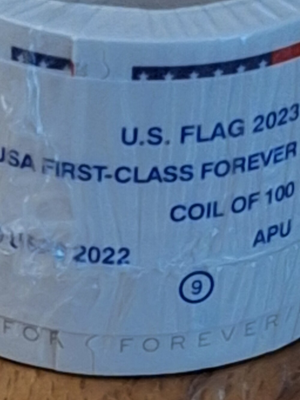 1 Roll Of 100 FREEDOM Forever Stamps (78$ Value!) American Flag Design - Picture 4 of 8